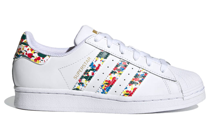 (GS) adidas Originals Superstar Shoes 'White Multi-Color' FY9828