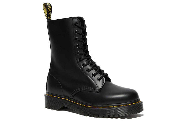 Dr.Martens 1490 Bex Smooth Leather Mid Calf Boots 'Black' 26202001