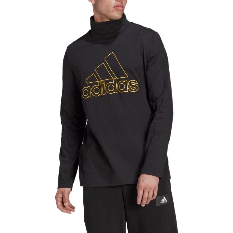 adidas Future Icons Embroidered Badge of Sport Long-Sleeve Top 'Black' HC5846
