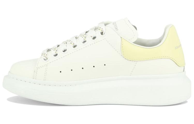 (WMNS) Alexander McQueen Oversized Shoes 'White Lemon Yellow' 718139WHGP53523