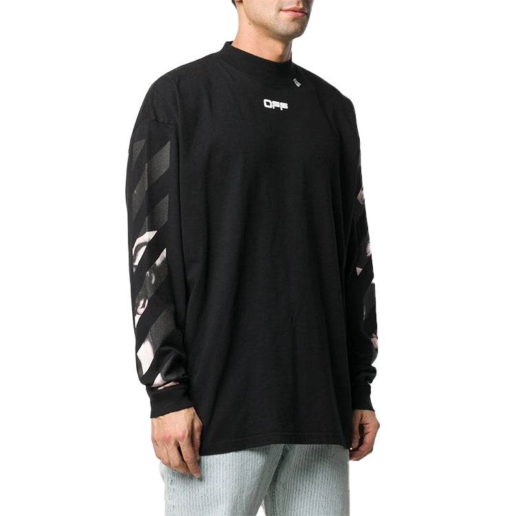 Off-White Mens Caravaggio Arrows Long Sleeve OMAB032S201850041088