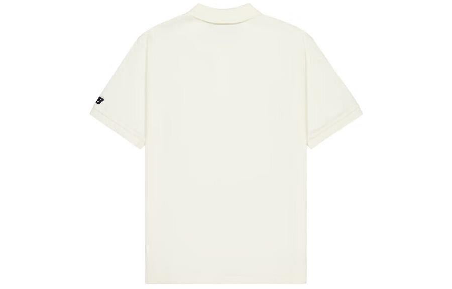 New Balance Small NBSC Polo Shirt 'Ivory' NFE22011-IV