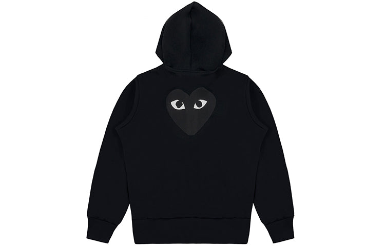 (WMNS) COMME des GARCONS PLAY Big Heart Zip Hooded Jacket 'Black' AZ-T253-051-1