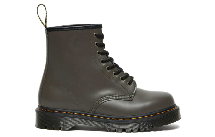 Dr.Martens 1460 Bex Smooth Leather Platform Boots 'Khaki Grey' 27140481