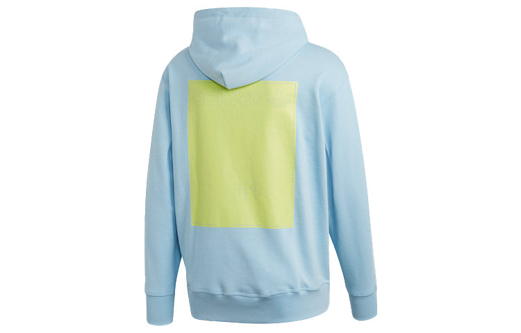 adidas originals Kaval Series Printing Logo Casual Sports Pullover Blue DV1941