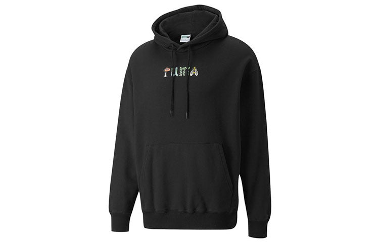 PUMA Downtown Funny Logo Printing Sports Black 535412-01