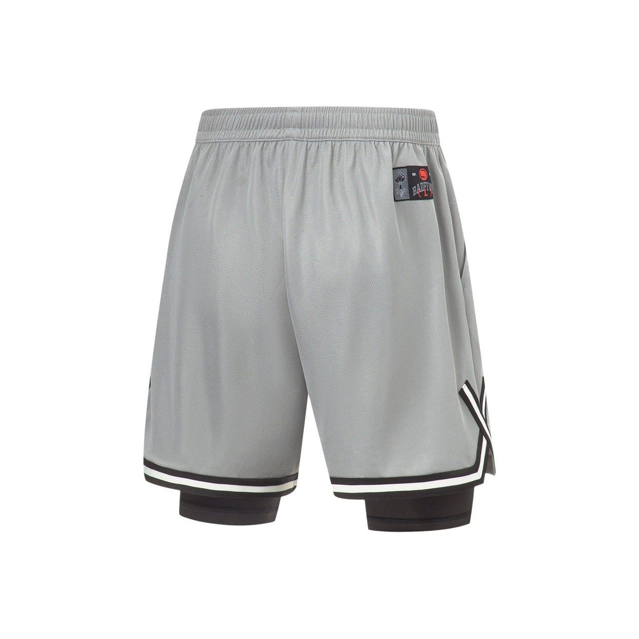 Li-Ning BadFive Graphic 2-in-1 Shorts 'Grey' AKST521-2