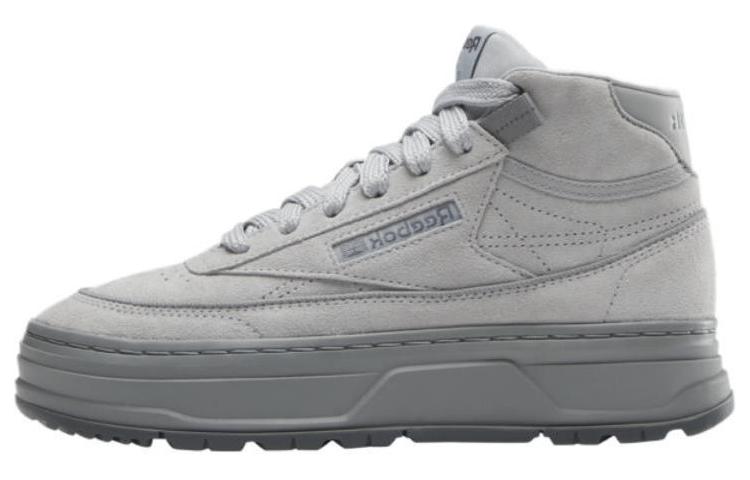 (WMNS) Reebok Club C Geo Mid 'Pure Grey' 100074482