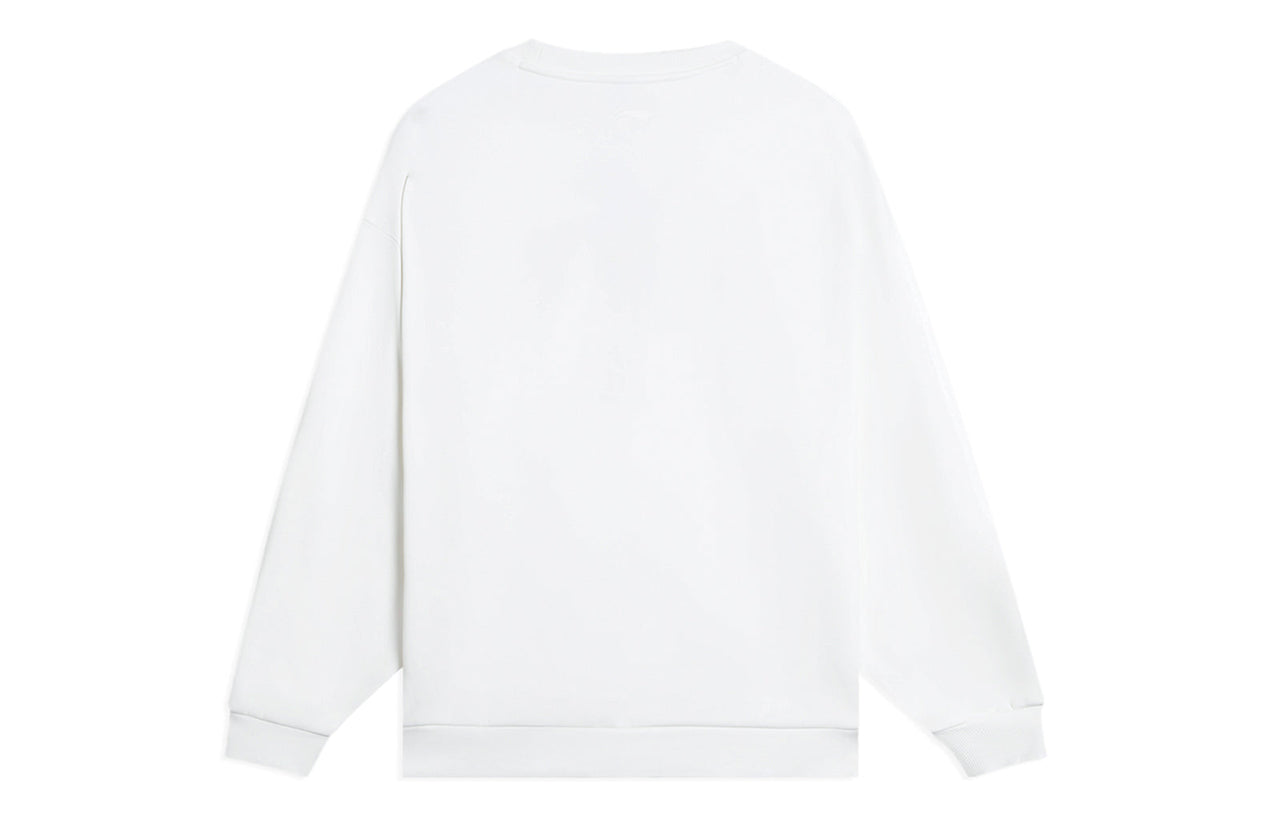 Li-Ning Hoops Comic Graphic Sweatshirt 'White' AWDSG95-1