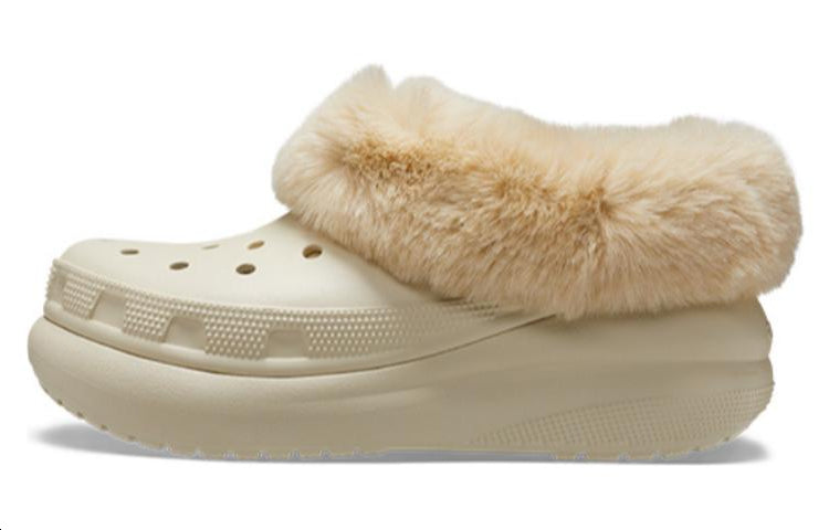 Crocs Furever Crush Shoe Clogs 'Bone' 208446-2Y2