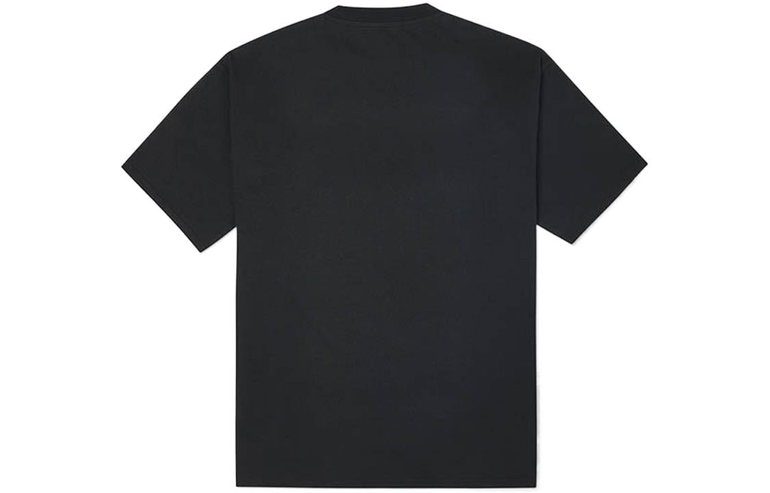 Men's Converse Printing Casual Breathable Short Sleeve Black 10023156-A01