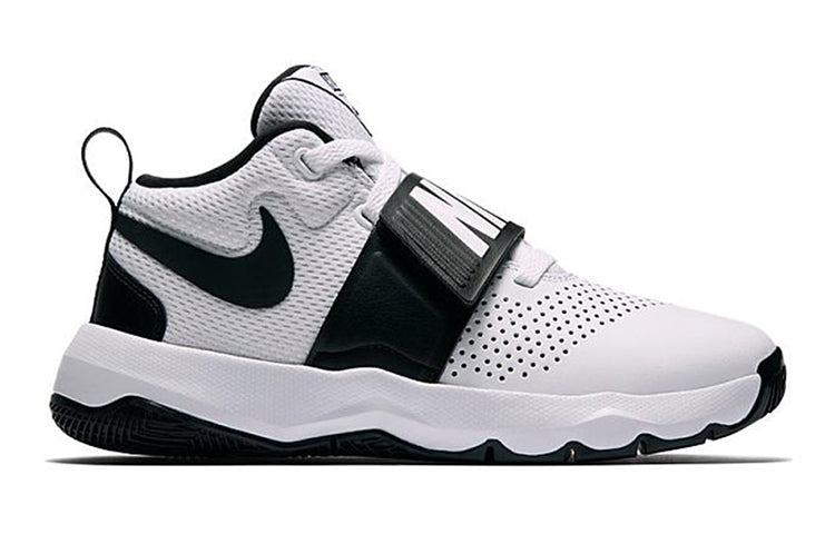(GS) Nike Team Hustle D8 'White Black' 881941-100