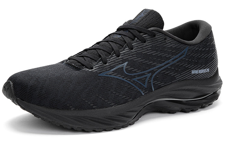 Mizuno Wave Rider 26 'Black Dark Grey Dark Blue' J1GC220303