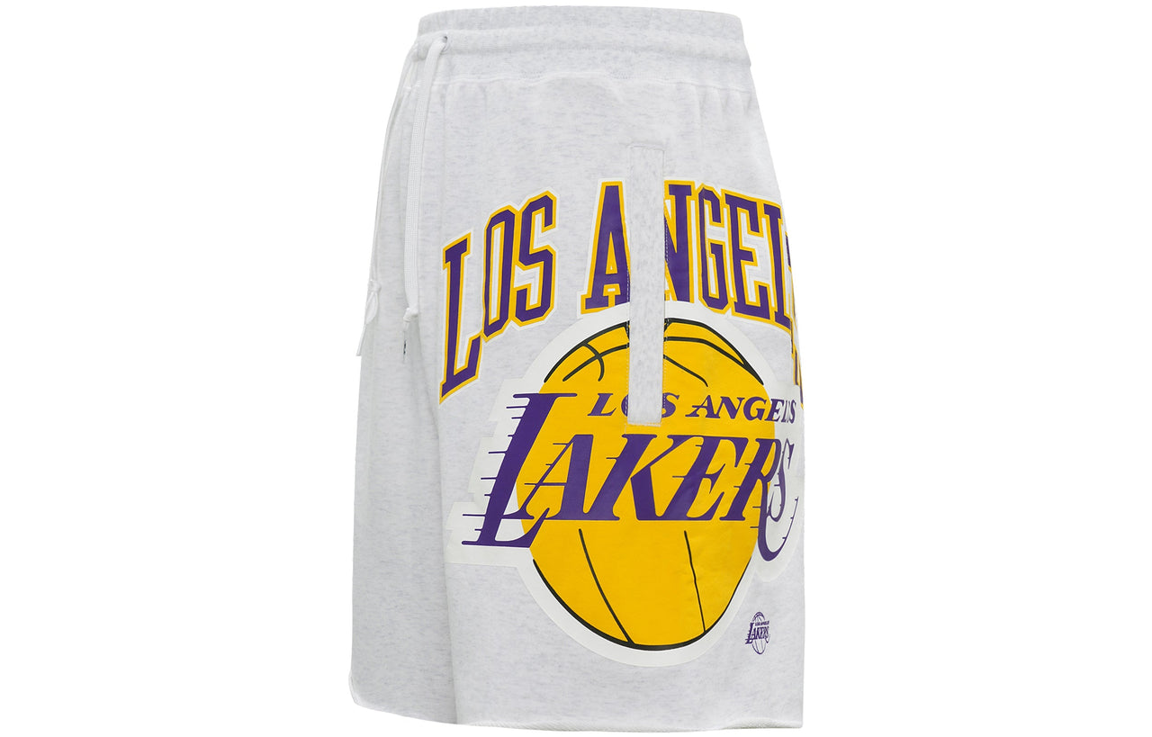 Nike Los Angeles Lakers Basketball Athleisure Casual Sports Breathable Shorts light grey DB1956-051