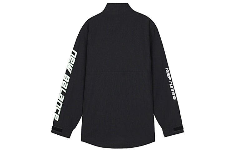 New Balance Keep Running Sweatshirt 'Black White' AMJ03321-BK