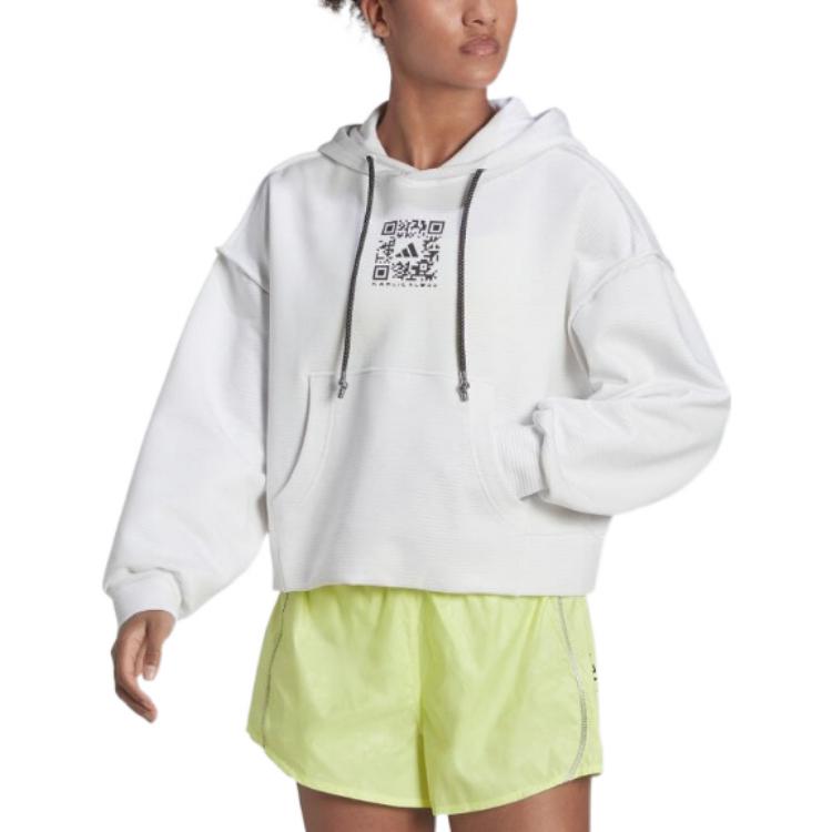 (WMNS) adidas x Karlie Kloss Hoodie 'White' HB1448