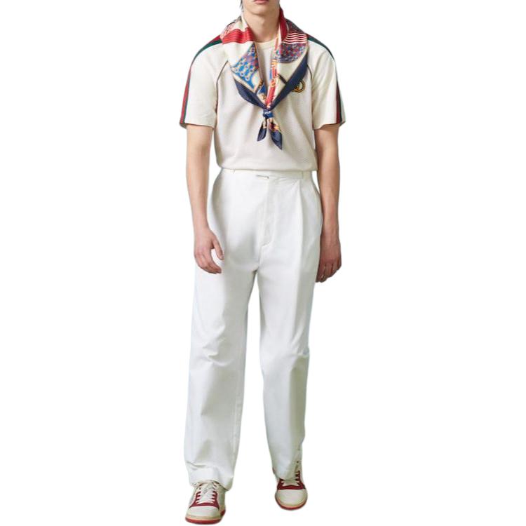 Gucci Mesh Fabric T-shirt 'Off White' 737402-XJFFM-9791