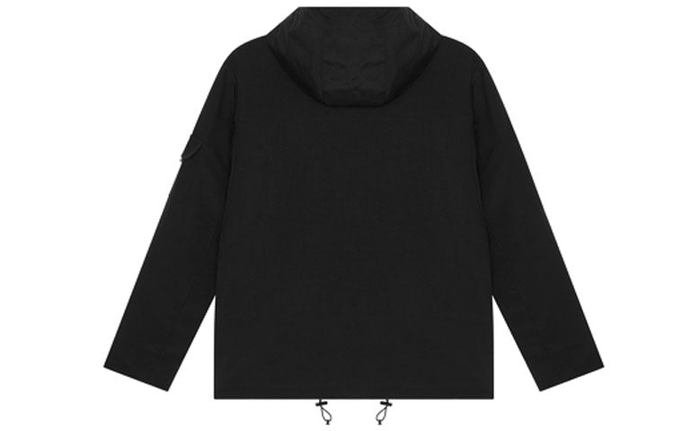 New Balance Men's New Balance Multiple Pockets Woven Hooded Jacket Black AMJ21356-BK