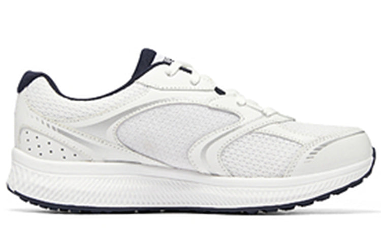 (WMNS) Skechers Go Run Consistent 'White Navy Blue' 128280-WNV