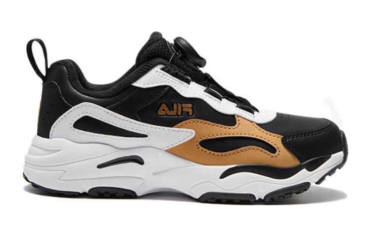 (GS) FILA Classic Sport Shoes 'Black White Gold' K15B341191PGB