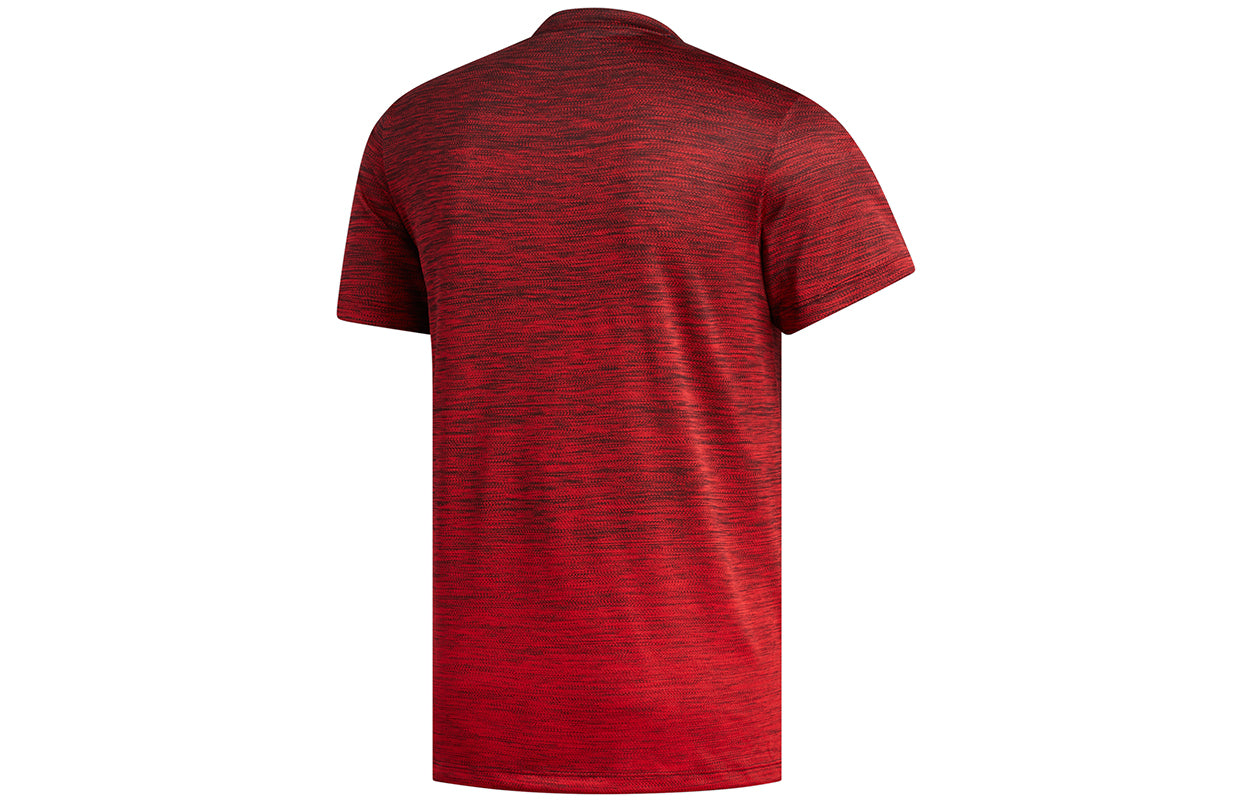 adidas Gradient Tee Casual Sports Breathable Round Neck Short Sleeve Red FL4395