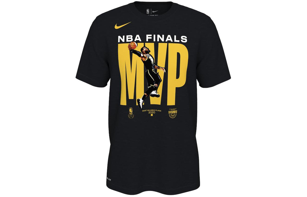 Nike NBA Toronto Raptors 2019 Champion Alphabet Printing Round Neck Short Sleeve Black BV1919-00A