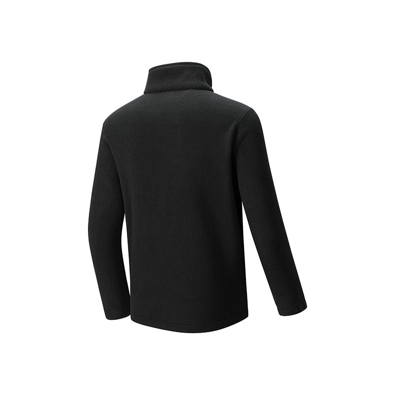 Mizuno Logo Fleece Jacket 'Black' A2CC3505