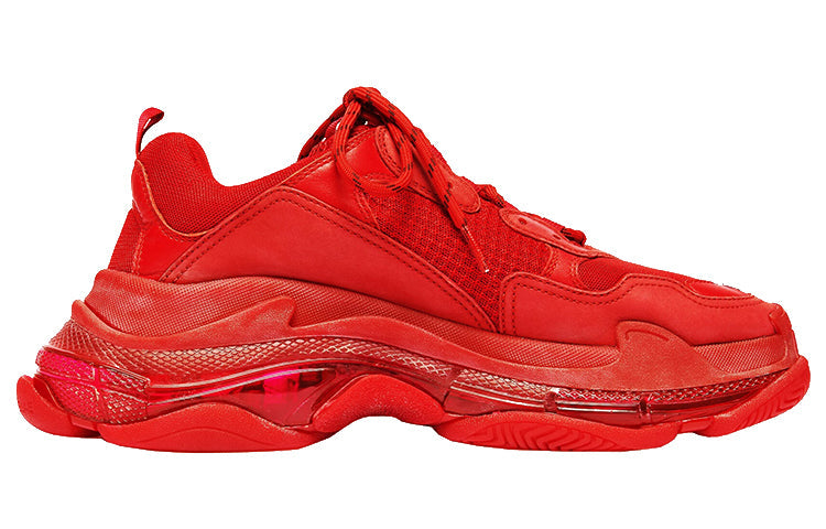 Balenciaga Triple S Clear Sole Sneaker 'Red' 541624W2CE16500