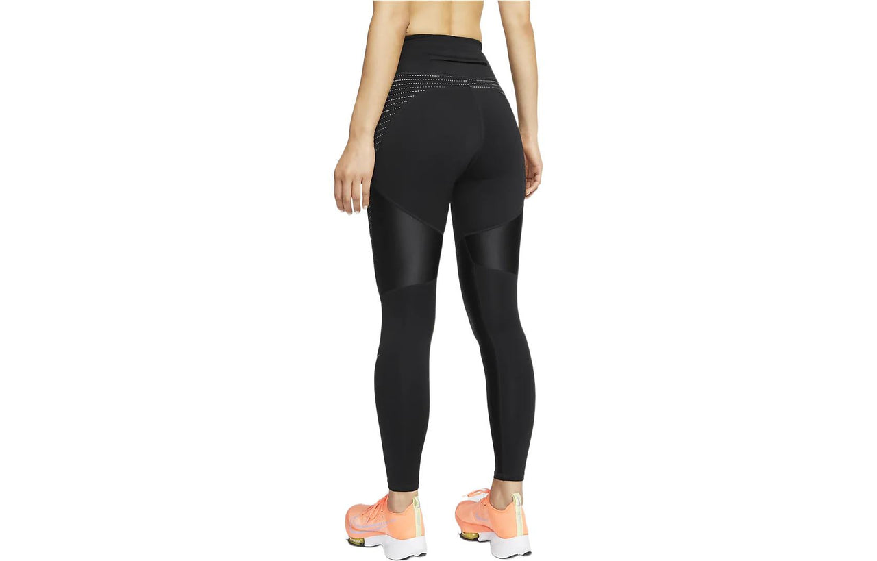 (WMNS) Nike Dri-FIT Sports Training Running Quick Dry Breathable Leggings Black DD6856-010