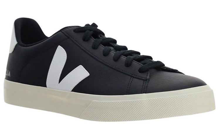 Veja Campo Leather Lace-Up 'Black White' CP0501215