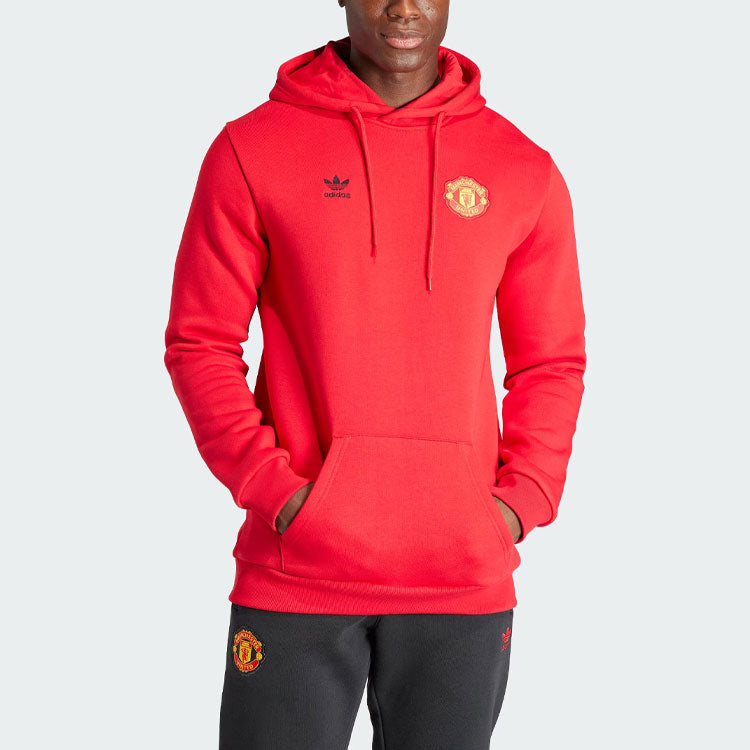 adidas Manchester United Trefoil Hoodie 'Red' IK8706