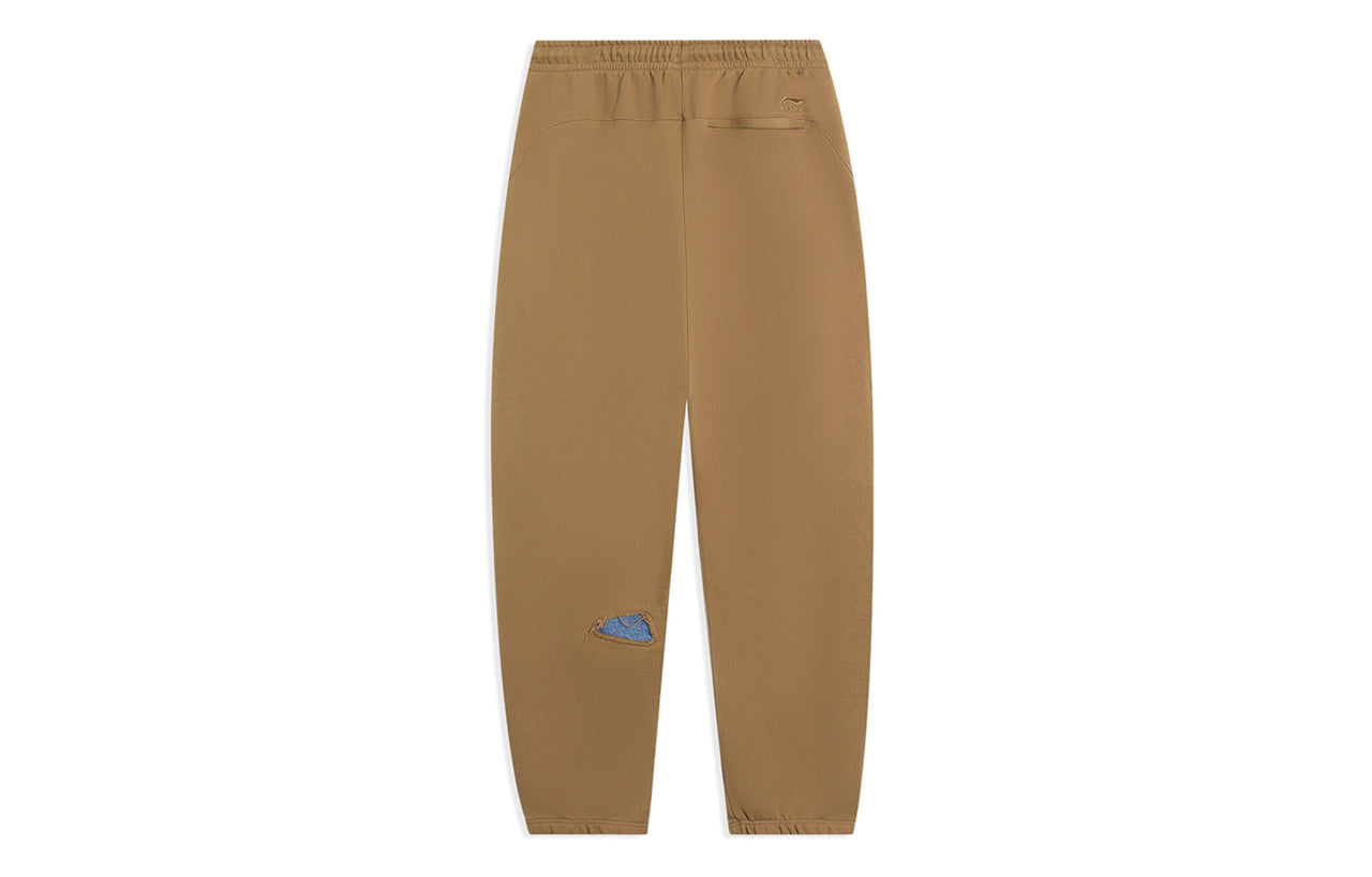Li-Ning Skateboarding Graphic Sweatpants 'Khaki' AKLS867-3