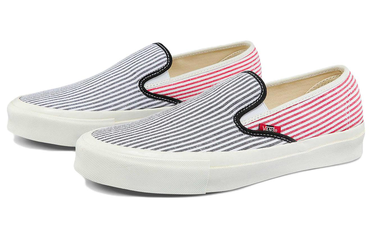 Vans Style 48 LX Casual Fashion Skate Shoes Unisex Blue Pink Stripe 'Blue Pink' VN0A4UVFAR7