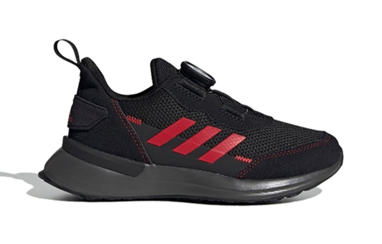 (PS) adidas RapidaRun Boa K 'Black Red' FU7314