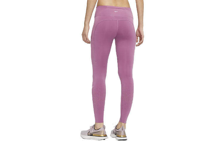 (WMNS) Nike Power Epic LUX Luxury Dri-fit Shark Pants Deep-Wine CN8042-507