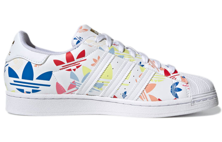 adidas Superstar 'Allover Trefoil - White Multi' H00183