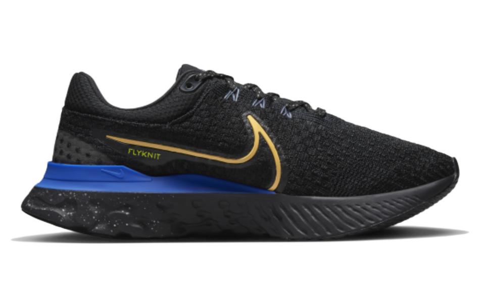 Nike React Infinity Run Flyknit 3 'Black Citron Royal' DZ4845-001