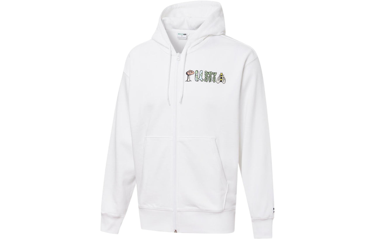 PUMA Downtown Graphic FZ Jacket White 535178-02