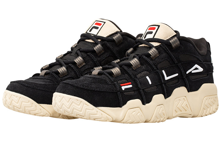 (WMNS) Fila Barricade Low Breakout Vintage Black/White T12W031201FBK