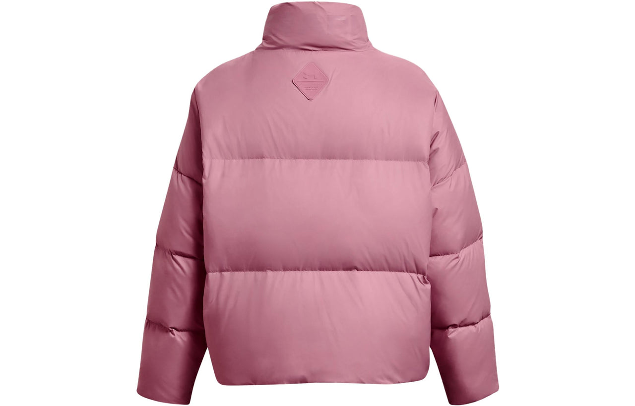 (WMNS) Under Armour ColdGear Infrared Down Puffer Jacket 'Pink' 1378858-697