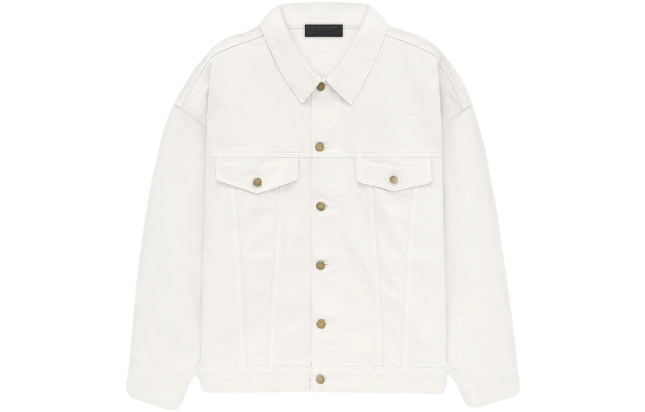 Fear of God Essentials FW23 Denim Jacket 'Cloud Dancer' 202BT234271F