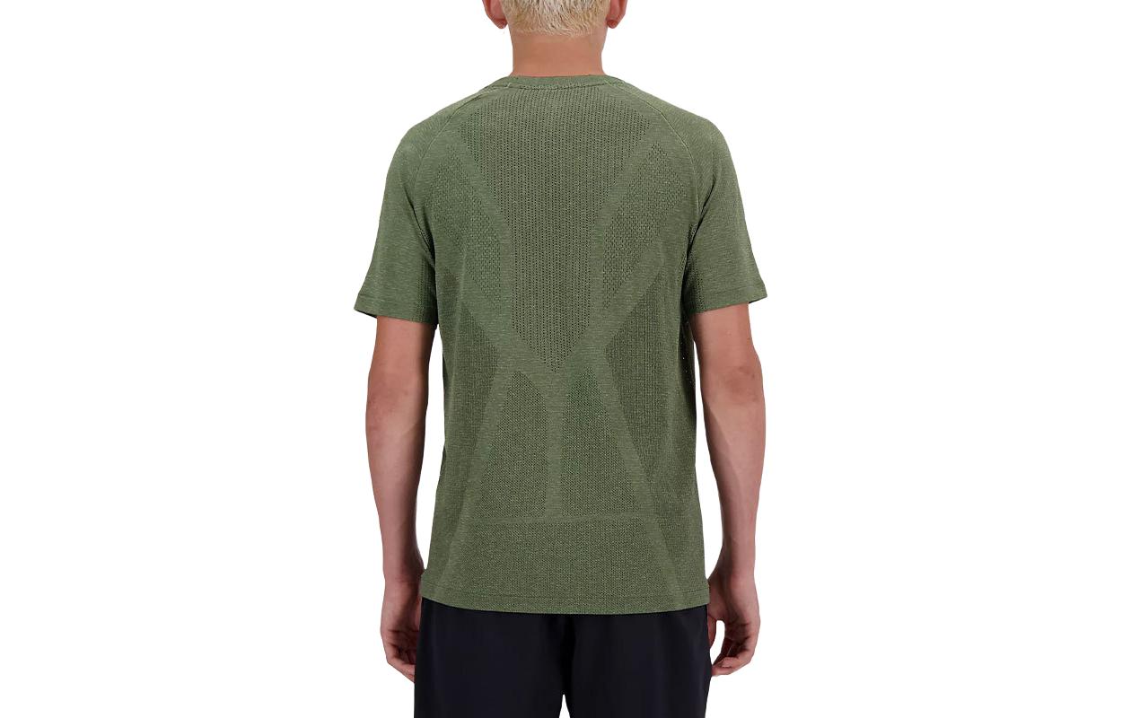 New Balance Athletics Seamless T-Shirt 'Dark Olivine' MT41080-DEK