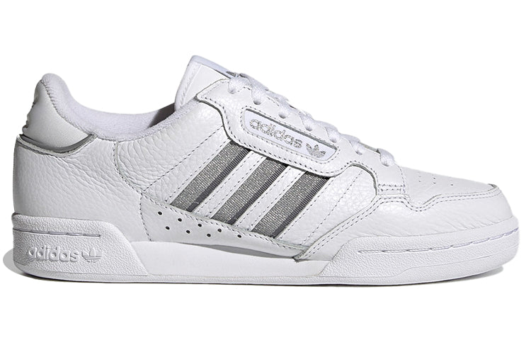(WMNS) adidas Continental 80 Stripes 'White Silver Metallic' S42626