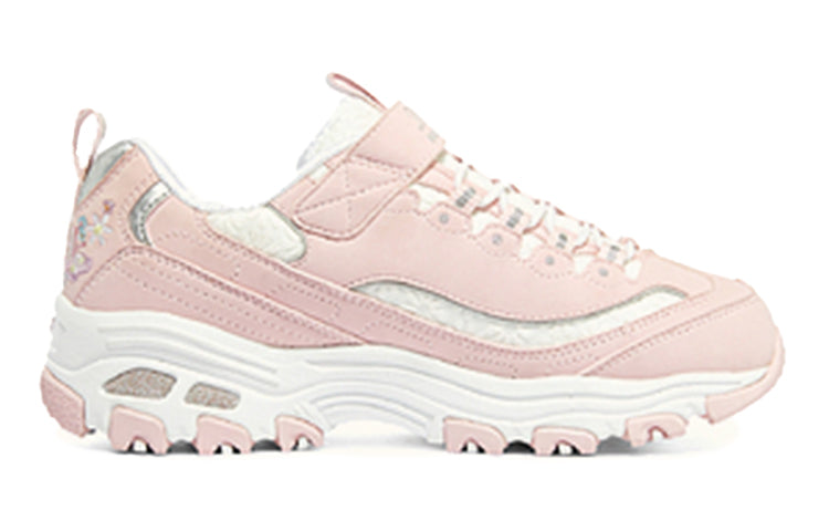 (GS) Skechers D'Lites 'Pink White' 302540L-LTPK
