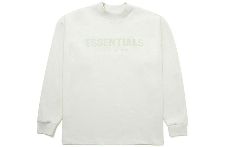 Fear of God Essentials FW21 Innersect Long Sleeve Logo Tee 'Mozzarella' 125BT212091F