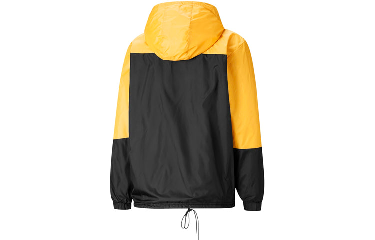 PUMA Mvp Windbreaker Drawstring hooded Woven Jacket Yellow 532208-02