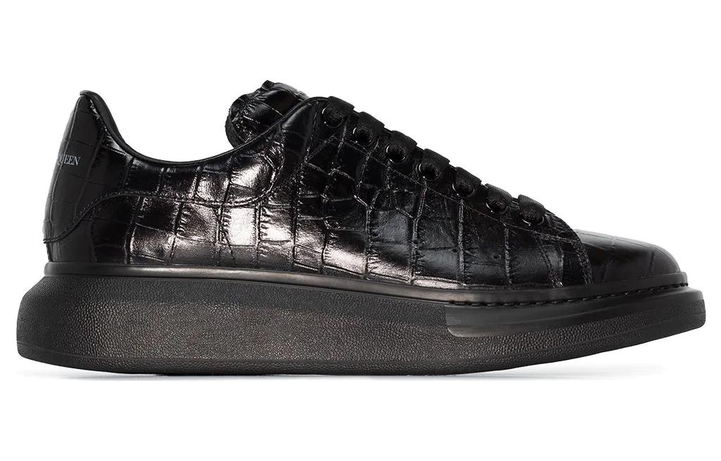 Alexander McQueen Oversized Sneaker 'Croc Black' 553680WIAY01000