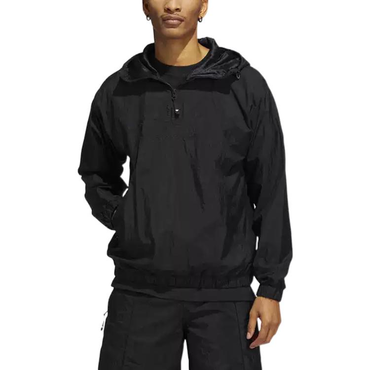 adidas originals Skateboarding Anorak Windbreaker 'Black' HA1278