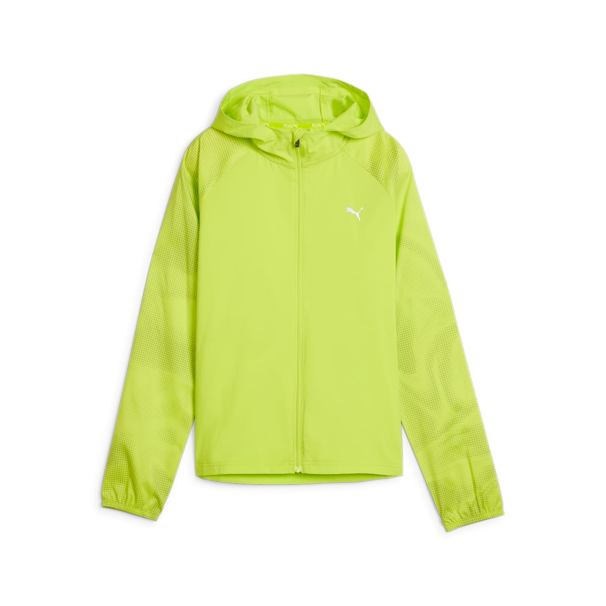(WMNS) PUMA Favourite Velocity Printed Woven Running Jacket 'Neon Yellow' 524035-39