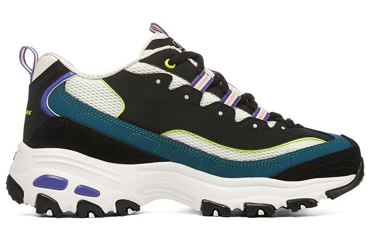 (WMNS) Skechers D'Lites 1.0 'Black Blue Purple' 896062-BKMT